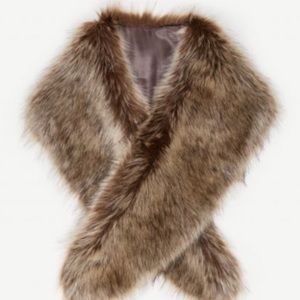 Faux Fur Stole Scarf - Sole Society